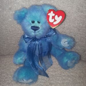Original ty Beanie Baby 1993 Blue bear Azure NWT